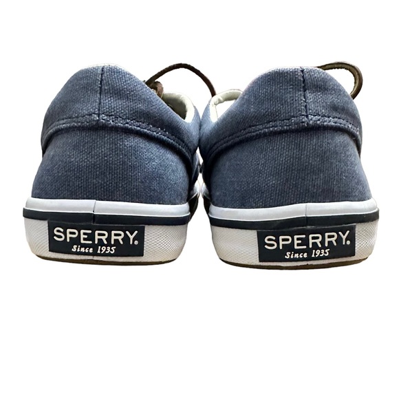 SPERRY MEN’S CANVAS SNEAKER | BLUE | SZ 8.5 | - Picture 3 of 10